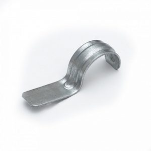 Скоба металлическая однолапковая СМО d19 20 мм для монтажного пистолета (без отверстий) (100 шт/уп)