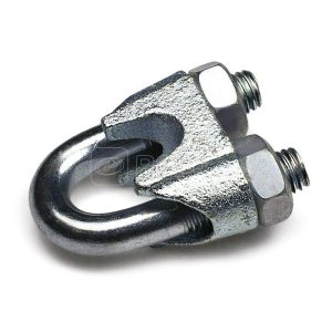 Зажим троса одинарный D6мм тип "Слоник" DIN 741 (100 шт/уп) Промрукав