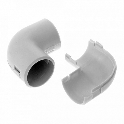 Соединитель угловой разборный d16 мм (100шт/1000шт уп/кор) Промрукав