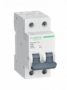 Systeme electric city9 set Автоматический выключатель (АВ) С 63А 2p 4.5ka 230В se c9f34263