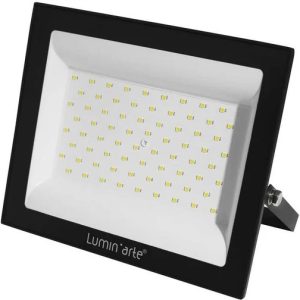 Светодиодный прожектор lumin'arte lfl 100w/06 100Вт 5700К ip65 8000лм серый корпус