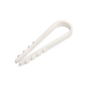 Дюбель хомут ДХ 19–25 (бел) (100шт) (fortisflex)