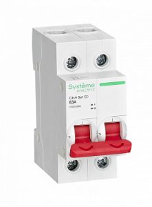 Systeme electric city9 set Выключатель нагрузки (ВН) 2p 63А 400В se c9s16263