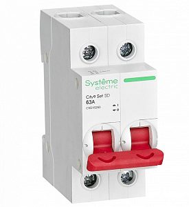 Systeme electric city9 set Выключатель нагрузки (ВН) 2p 63А 400В se c9s16263