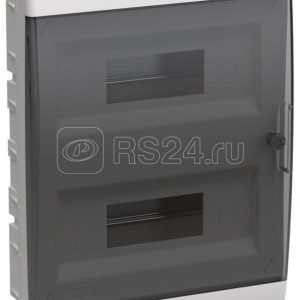 Iek tekfor Корпус пласт. ЩРВ П 24 ip41 черн. прозр. дверьtf5 kp12 v 24 41 k01 k03