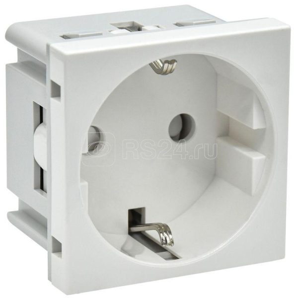 Розетка primer с заземл. защ. шторки винт. зажим РКС 20 30 П К бел. iek pr kk40d rszh 2 2 k01