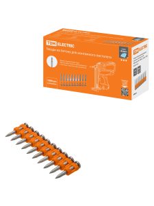 Гвозди по бетону для монтажного пистолета, 3х25 мм, тип cn, bullet type, mg, 1000 шт, "Алмаз" tdm