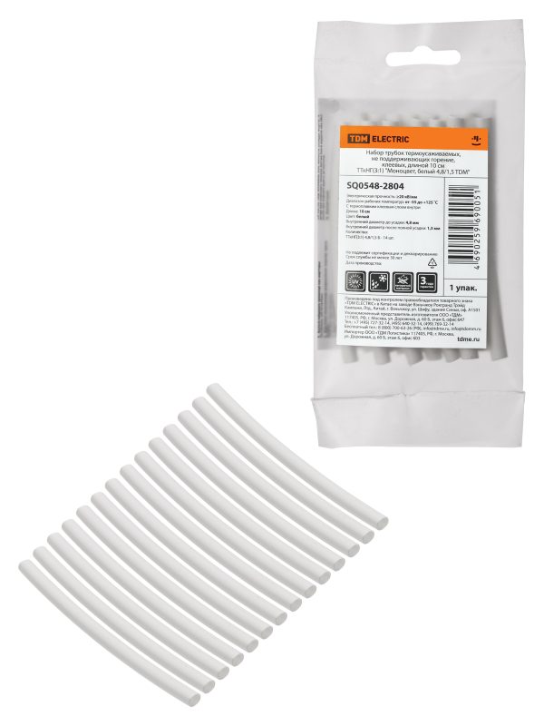 Набор ТТкНГ(3:1) "Моноцвет, белый 4,8/1,5 tdm"