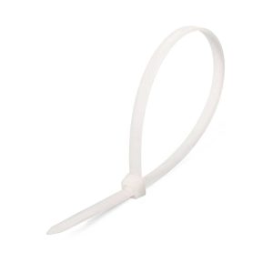 Стяжка нейлоновая КСС 4х200 (бел) (100шт) (fortisflex)
