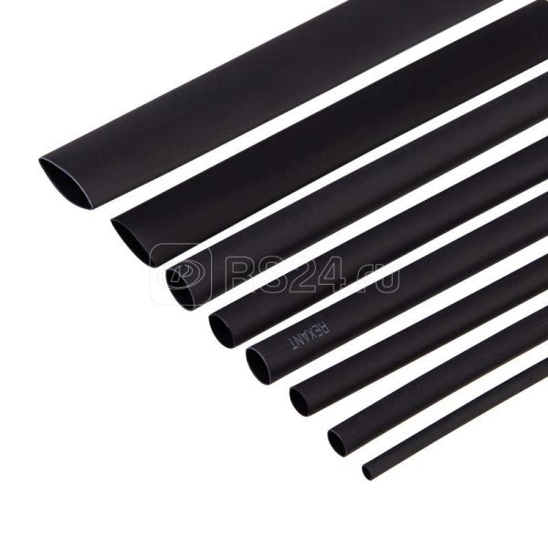 Набор термоусаживаемых трубок СТТК №7 glue 3:1, упаковка 7 шт. по 10 см rexant