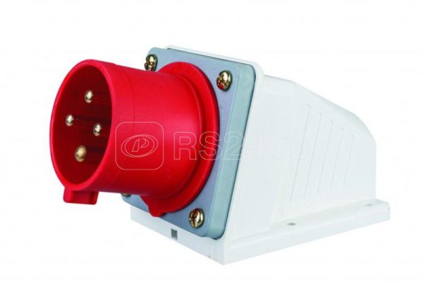 26161dek Вилка стац. 3Р+РЕ 32А 380В ip44 ВС 103
