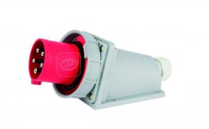 26172dek Вилка стац. 3Р+РЕ+n 32А 380В ip67 ВС 103