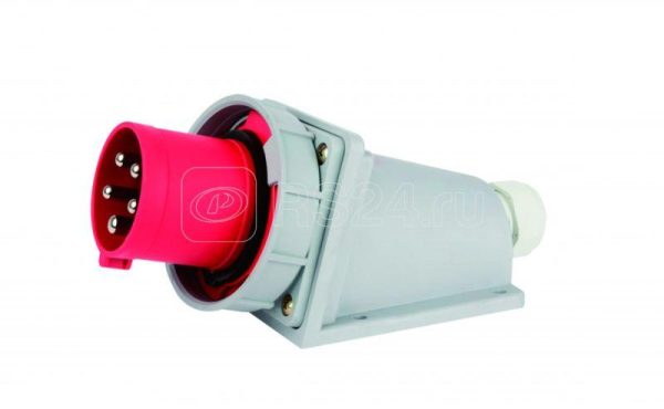 26172dek Вилка стац. 3Р+РЕ+n 32А 380В ip67 ВС 103