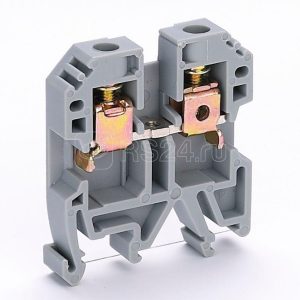 32402dek ЗН101 6 50a 07 зажим наборный серый (50 шт.)