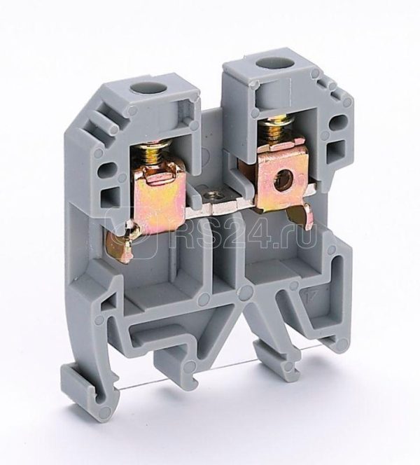 32402dek ЗН101 6 50a 07 зажим наборный серый (50 шт.)