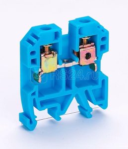 32403dek ЗН101 6 50a 08 зажим наборный синий