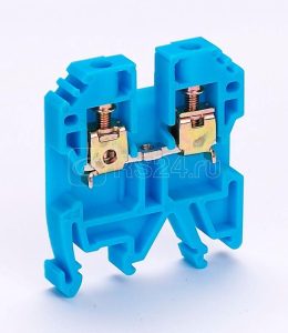 32421dek ЗН101 2 24a 08 зажим наборный синий