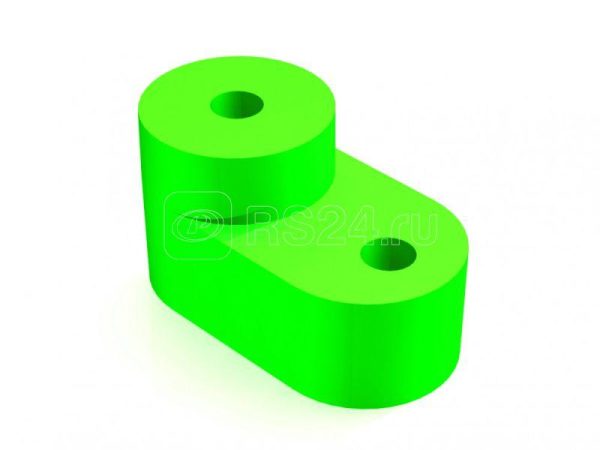 32255dek Изолятор угловой нулевой шины зеленый ИУ 101