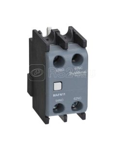 Mafn11 Доп. контактный блок mc1g/e 1НО+1НЗ фронт. монтаж