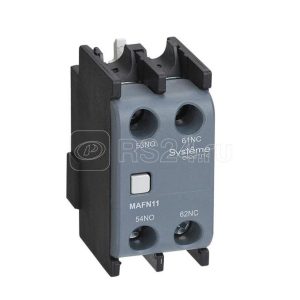 Mafn11 Доп. контактный блок mc1g/e 1НО+1НЗ фронт. монтаж