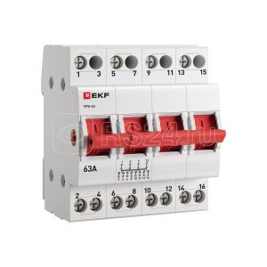 Переключатель трехпозиционный ТПС 63 4P 63А PROxima EKF TPS463