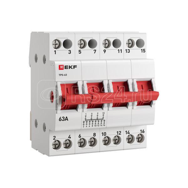 Переключатель трехпозиционный ТПС 63 4P 63А PROxima EKF TPS463