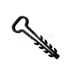 Дюбель хомут для плоского кабеля 6 12мм черн. (уп.100шт) TOKOV ELECTRIC TKE DH 6 12 PK C05