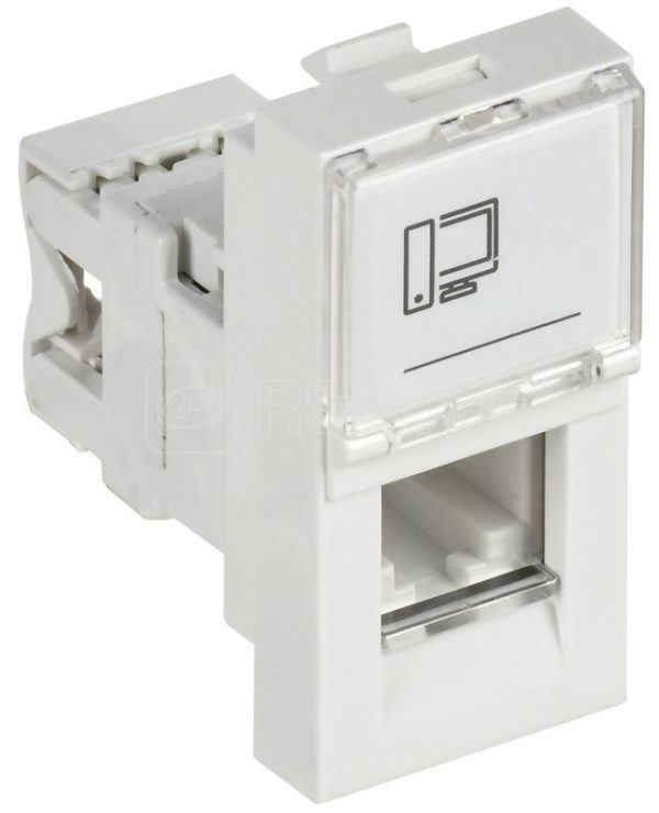 Розетка компьютерная 1 м 1мод. RJ45 кат.5E UTP механизм PRIMER IEK CKK 40D RI1 K01