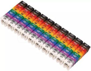 Маркер каб. МКН комплект цифр "0 9" 6кв.мм (уп.100шт) IEK UMK06 02