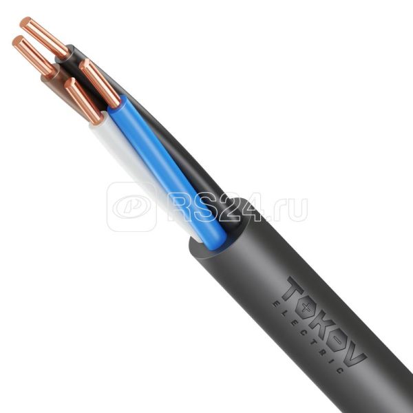 Кабель TOKOV ELECTRIC ВВГнг(А) LS 4х6 ОК (N) 0.66кВ (м) УТ000028405