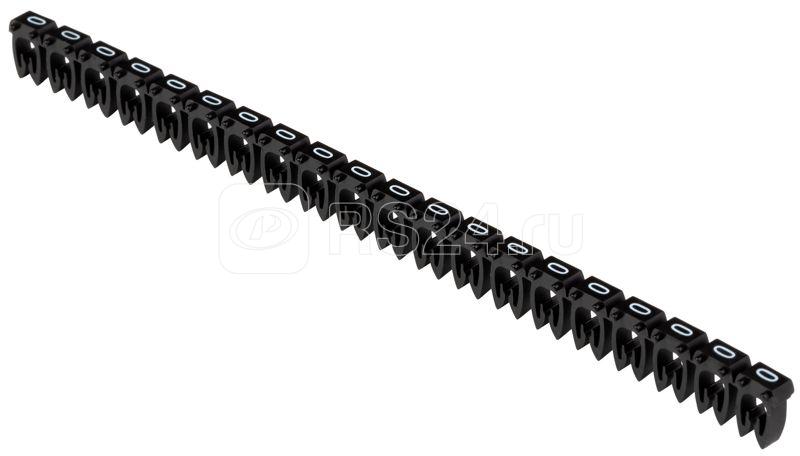 Маркер открытого типа KE 1.5 2.5кв.мм символ "0" (уп.500шт) IEK UMK KE2