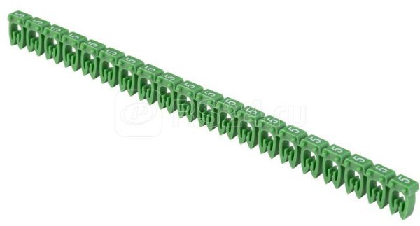 Маркер открытого типа KE 1.5 2.5кв.мм символ "5" (уп.500шт) IEK UMK KE2