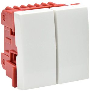 Выключатель 2 кл. 2мод. СП 10А IP20 ВК1 22 00 П бел. PRIMER IEK CKK 40D VD2 K01