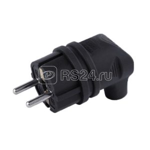 Вилка угловая 16А с заземл. каучук TOKOV ELECTRIC TKE C05 KVU Z