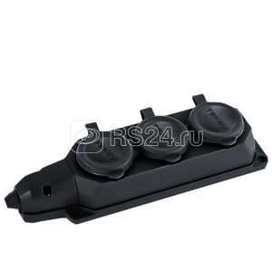 Колодка удлинителя 3 м 16А с заземл. каучук TOKOV ELECTRIC TKE C05 KK3 Z