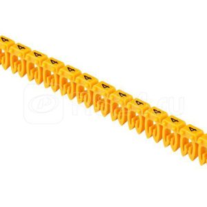 Маркер открытого типа KE 0.75 1.5кв.мм символ "4" (уп.500шт) IEK UMK KE1