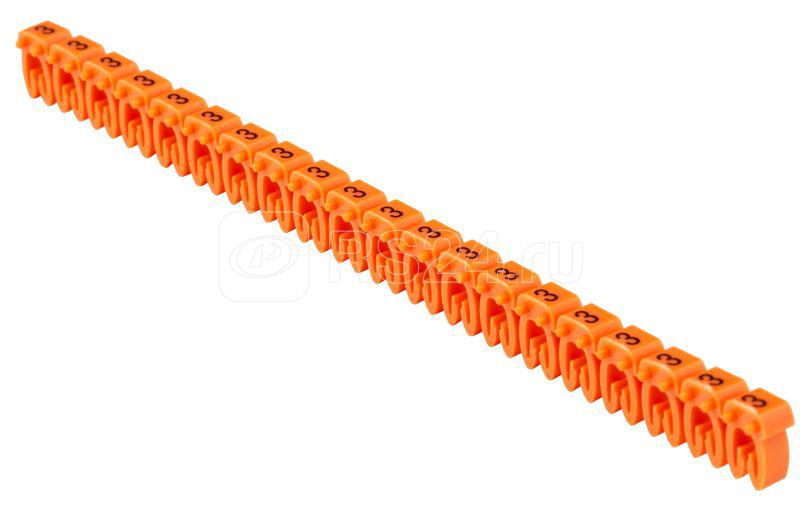 Маркер открытого типа KE 0.75 1.5кв.мм символ "4" (уп.500шт) IEK UMK KE1