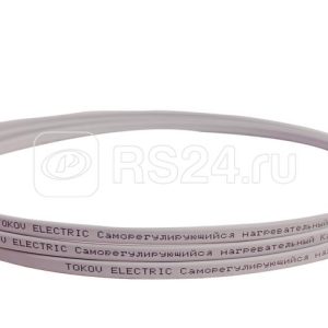 Кабель нагревательный саморег. 16Вт/м без экрана термопласт TOKOV ELECTRIC TKE SRM 16