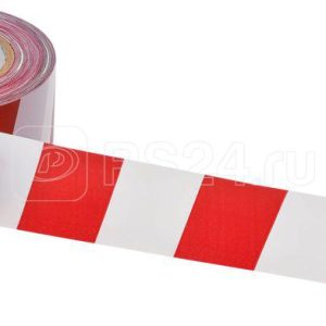 Лента ЛО 200 (75мм 50мкм) красн./бел. 200м IEK UST10 200 075 050 K58