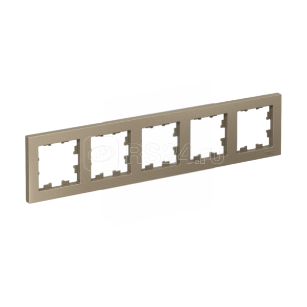 5 п. рамка, универсальная, шампань