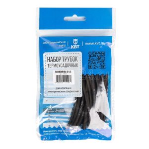 Набор термоусадочных трубок Монохром 3/1.5 (КВТ)