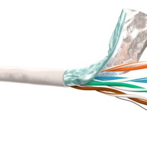 Кабель витая пара FTP 5E 4x2x0,50 100% медь, LSZH нг(B) HF, 305м, белый
