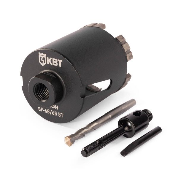 Коронка SF 68/65 5T с адаптером SDS Plus серия ПРОФИ (КВТ)