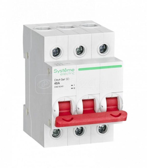 C9S16340 City9 Set Выключатель нагрузки (ВН) 3P 40А 400В