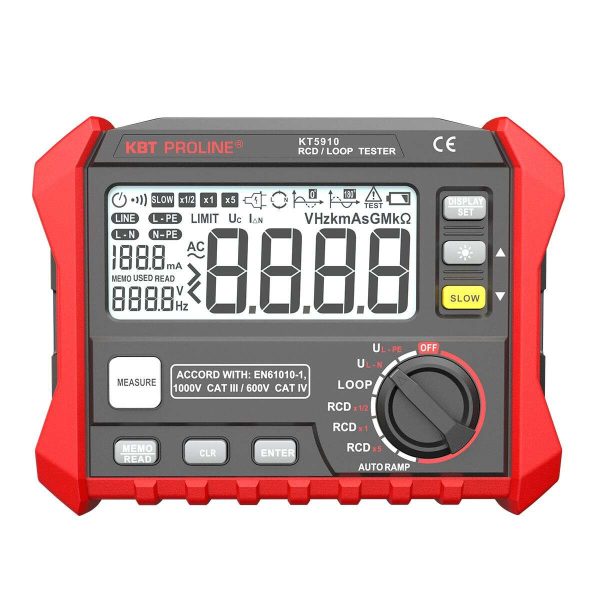 Тестер сопротивления изоляции цифровой KT 5910 серия PROLINE (КВТ)